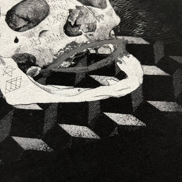 πΈ '19 H.I.M. Band HIM Tears On Tape 2013 Album Skull Intense Art Soft Tee - Picture 13 of 15